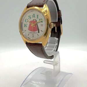 Vintage 36mm Clinton Shriners Men's Automatic Wristwatch Felsa Base Metal